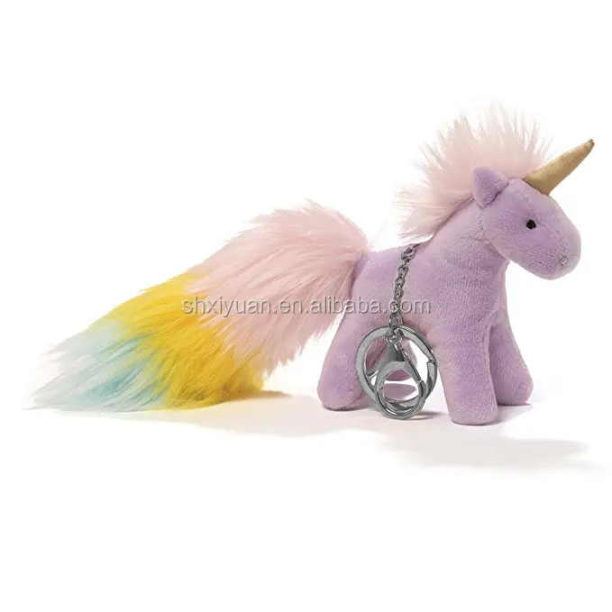 unicorn plush keychain