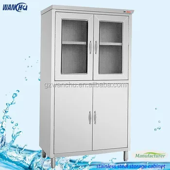 Used Commercial Kitchen Tall Cabinet Stainless Steel Kitchen