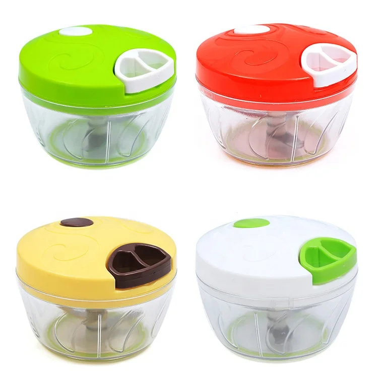 Amazon Top Seller New Product 2020 Kitchen Multi Function Cutting Tool Vegetable Pull Chopper Plastic Slicer Spiralizer Cutter