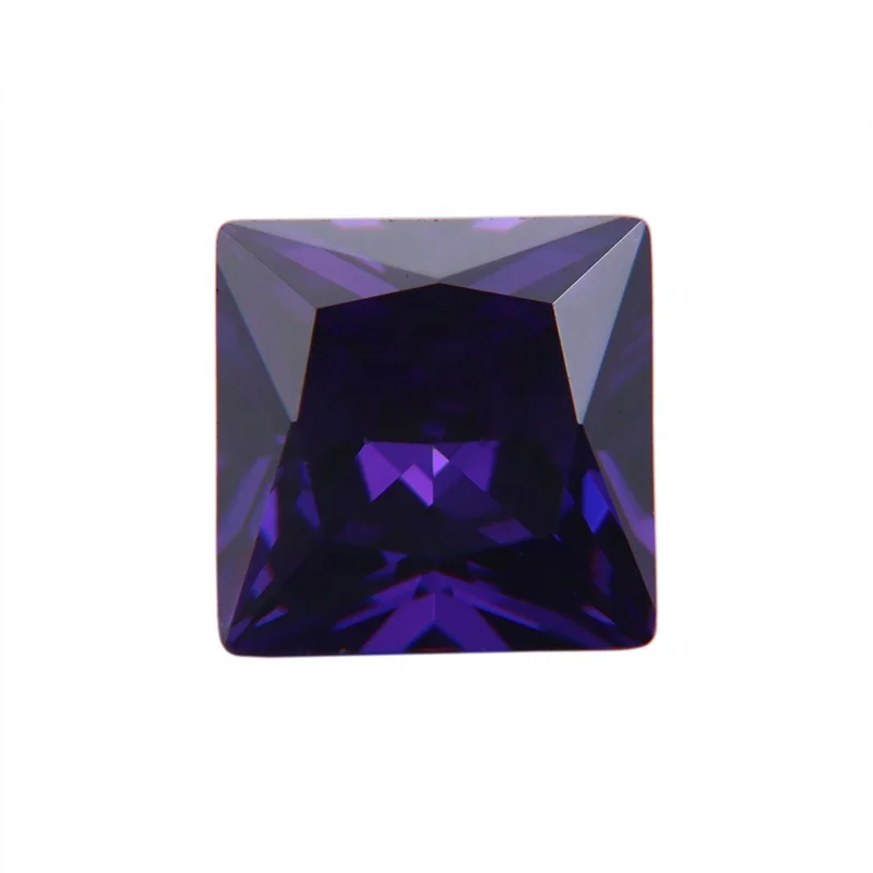 

Colorful D-Violet Princess Cubic Zircon High Quality Stones Big Discount Manufacturer