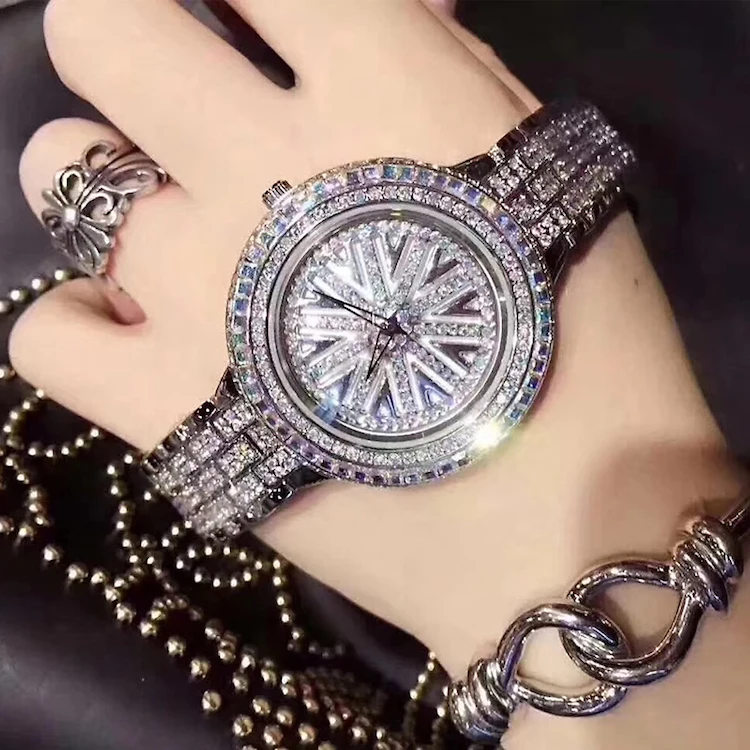 

Manufacture stainless steel quartz watch women dress bracelet rose gold watches