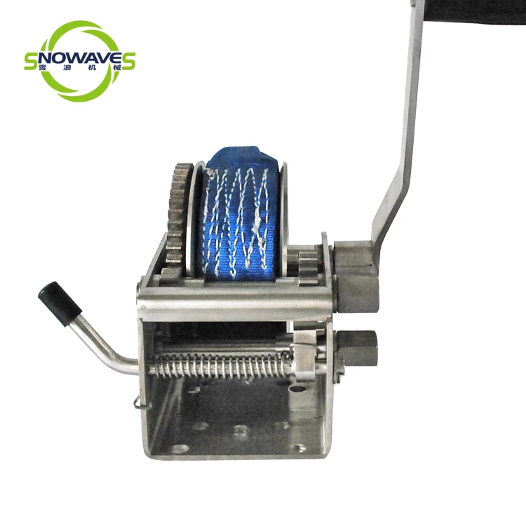 2000 Lb Stainless Steel Boat Winch Trailer Hand Crank Winch Manual Hand