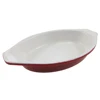China manufacture enamel coating cookware cast iron fish frying pan