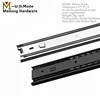 45mm Tool Cabinet Ball Bearing Drawer Slide With Hook For Metal Cabinet / Telescopic Channel Drawer Slide
