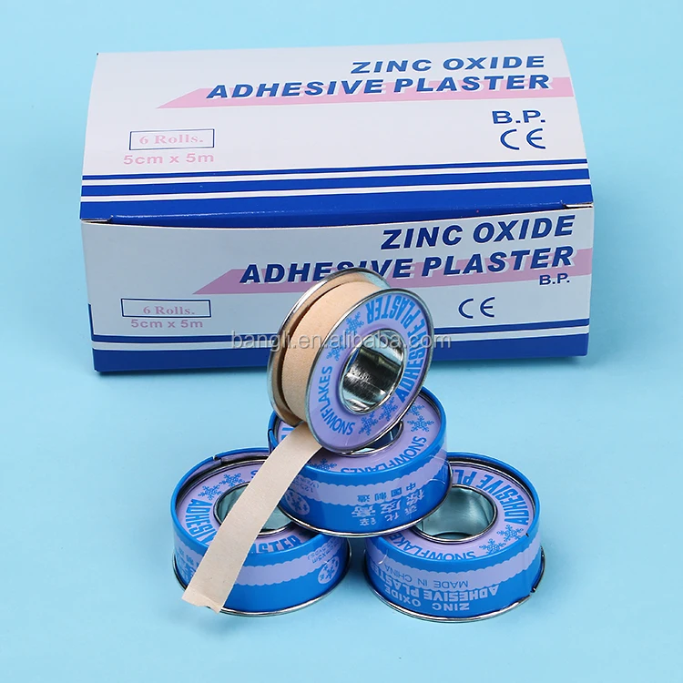 White Or Skin Color Medical Zinc Oxide Adhesive Plaster Buy High