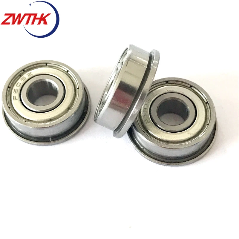 F683ZZ 3x7x3mm 5 PCS Miniature Metal Bearing Flanged Ball Bearing