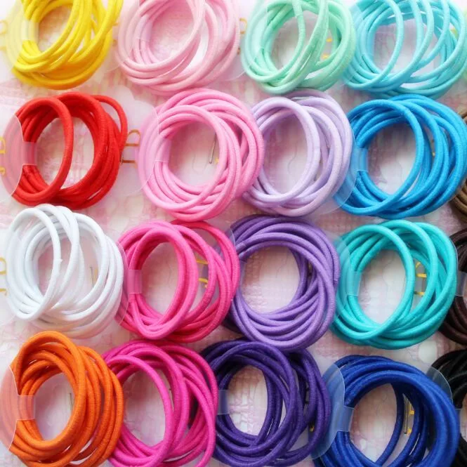 High Quality 2mm Round Hair Tie Elastic Hair Band With Metal Free Buy