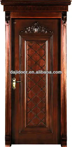 Luxury Carved Teak Wood Main Door Designs For Villa Dj S295