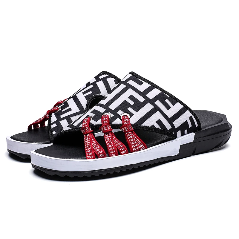 

New design sole cheap new flip flop for men sandals sandals cow leather upper rubber shoes high quality