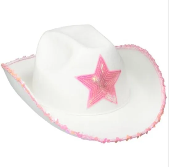 cowgirl hat pink