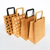 Factory wholesale cheap price paper bag craft,120gsm flat paper handles brown craft paper bag