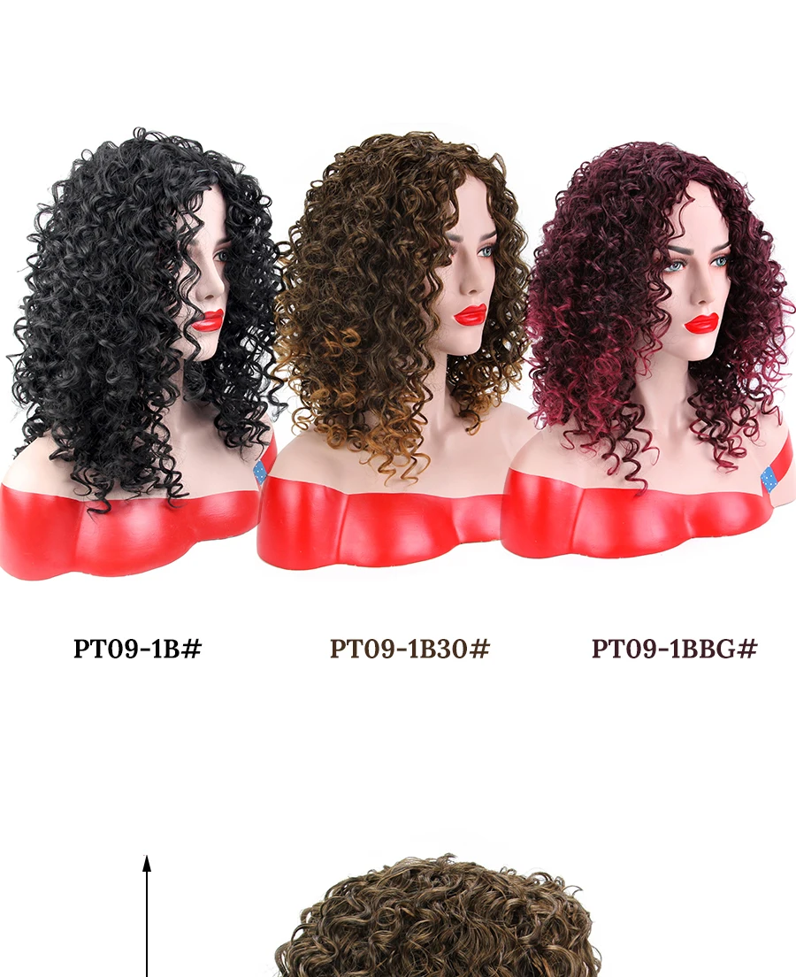 colored afro wigs