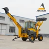 Germany radlader high efficiency agricultural garden tractor 4wd atv backhoe excavator loader with floating function
