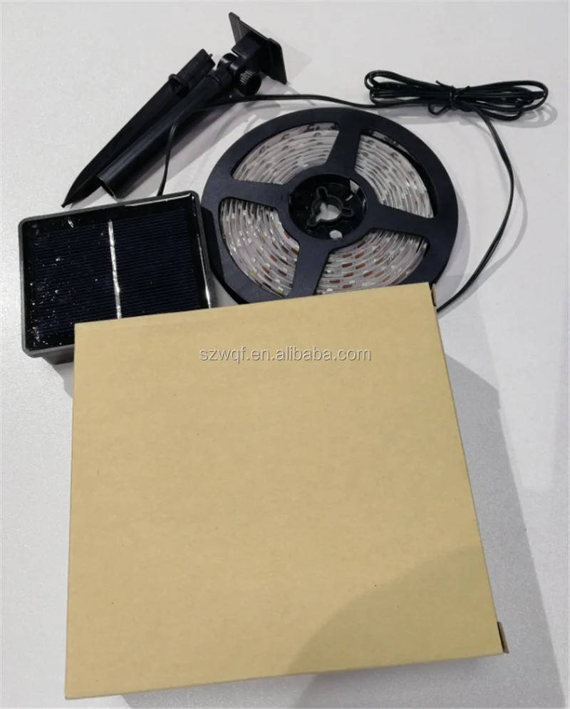 Trade Assurance WQF LED Strip RGB 2835 led strip Blister package solar powered led strip lights CE RoHS FCC Approved