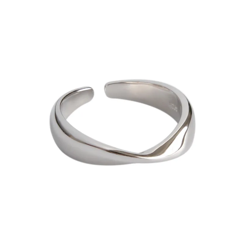 

Wedding ring jewelry sterling silver mobius twist ring women