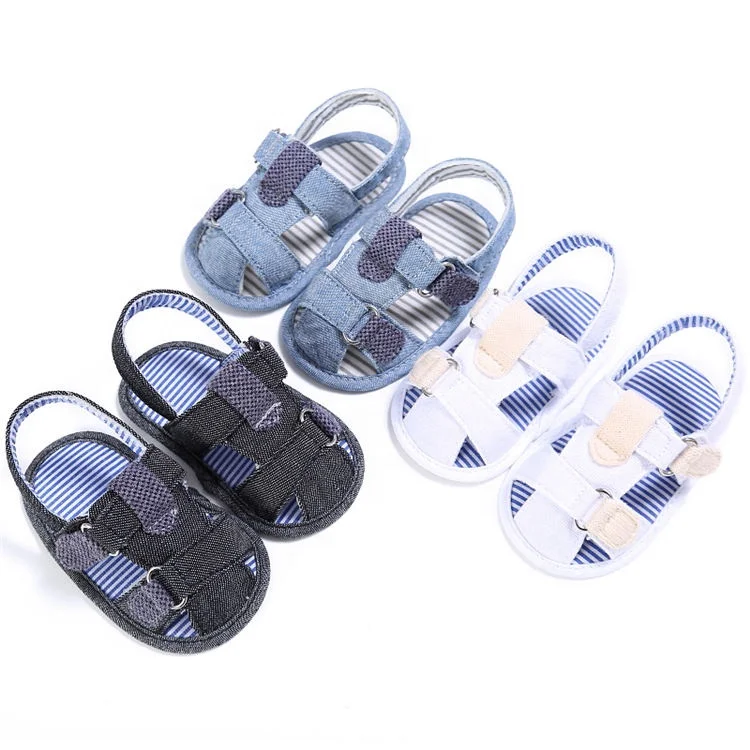 

New designed Cowboy denim Slipper First walker infant sandals