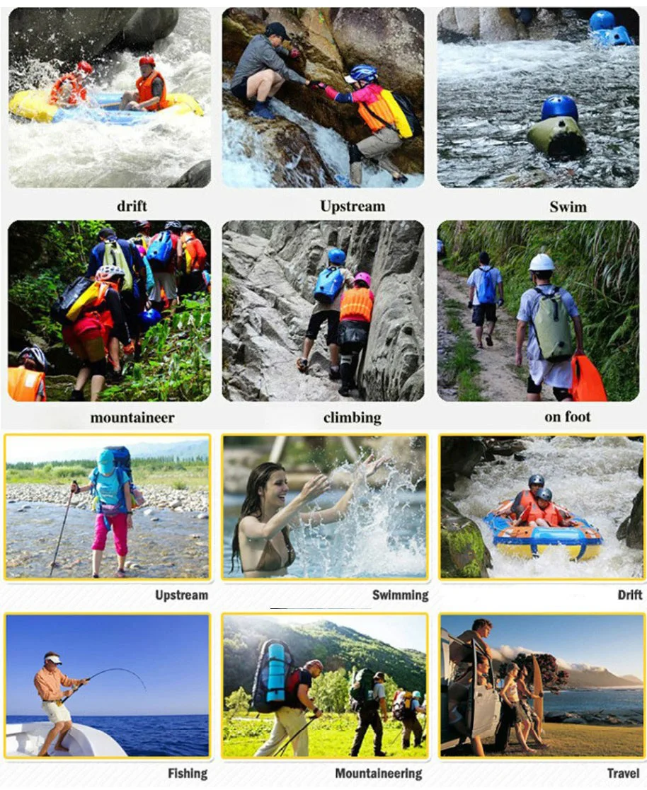 Outdoor Sports Swimming Lightweight Floating PVC Waterproof Dry Bag Backpack