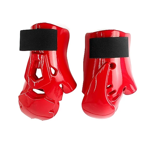 CENTURY RED DIPPED FOAM SPARRING BOOTS FOOT PROTECTORS TKD KICKBOXING KARATE 