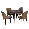rustic round dinning table 8 chairs diner table and chairs