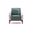 Foshan Funiture modern style living room low back blue chair