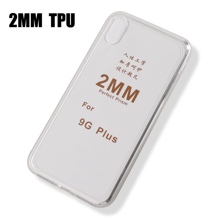 

2.0mm 2mm thickness armor clear transparent tpu mobile phone cover case for samsung galaxy a20 / a30 / a50