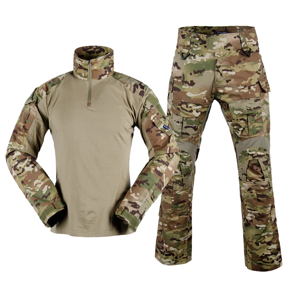 

Military Uniform Multicam Army Combat Shirt Uniform Tactical Pants