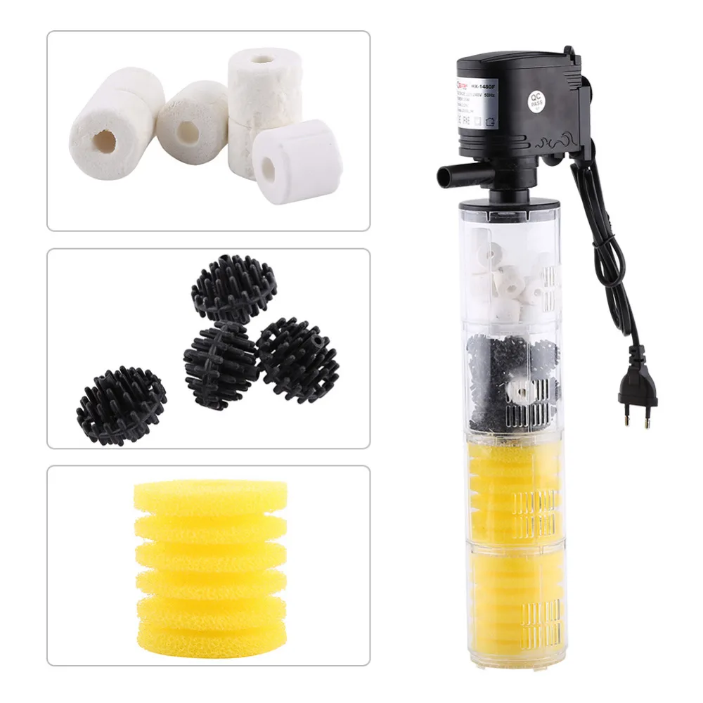 

12W/35W/40W Aquarium Filter Pump Oxygen Water Pump Fish Pump Aquarium Accessories 220V 3 in 1