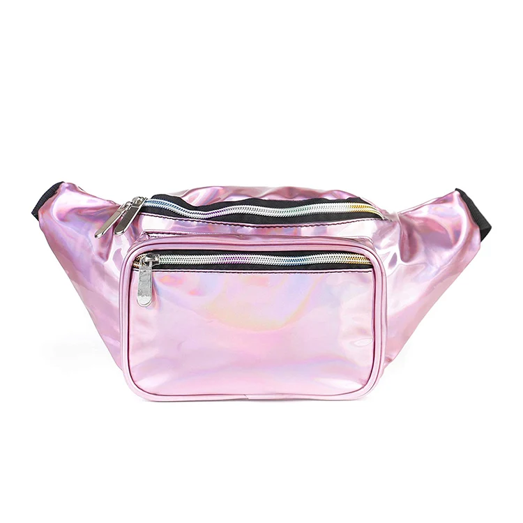 clear pink bum bag