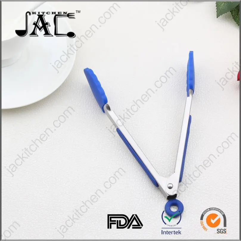 Convenient Stainless Steel Pp Metal Kitchen Tongs