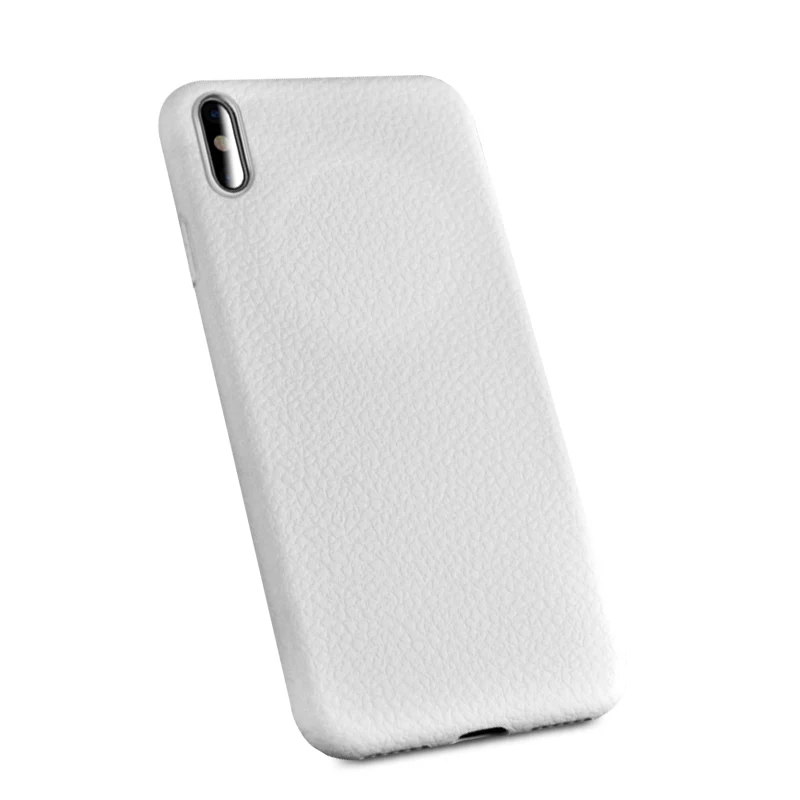 
Soft tpu leather phone case for iPhone X full angle protect 