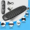 Wireless Keyboard QWERTY Gyroscope Mini 2.4G Fly Air Mouse Double-Sided Gaming Mouse Remote Controller for Android TV Box PC