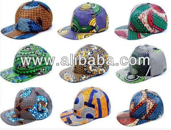 african print baseball caps
