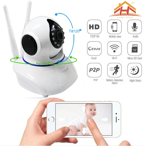1080P Clear Image 360 Degree WiFi Mini PTZ Camera with APP