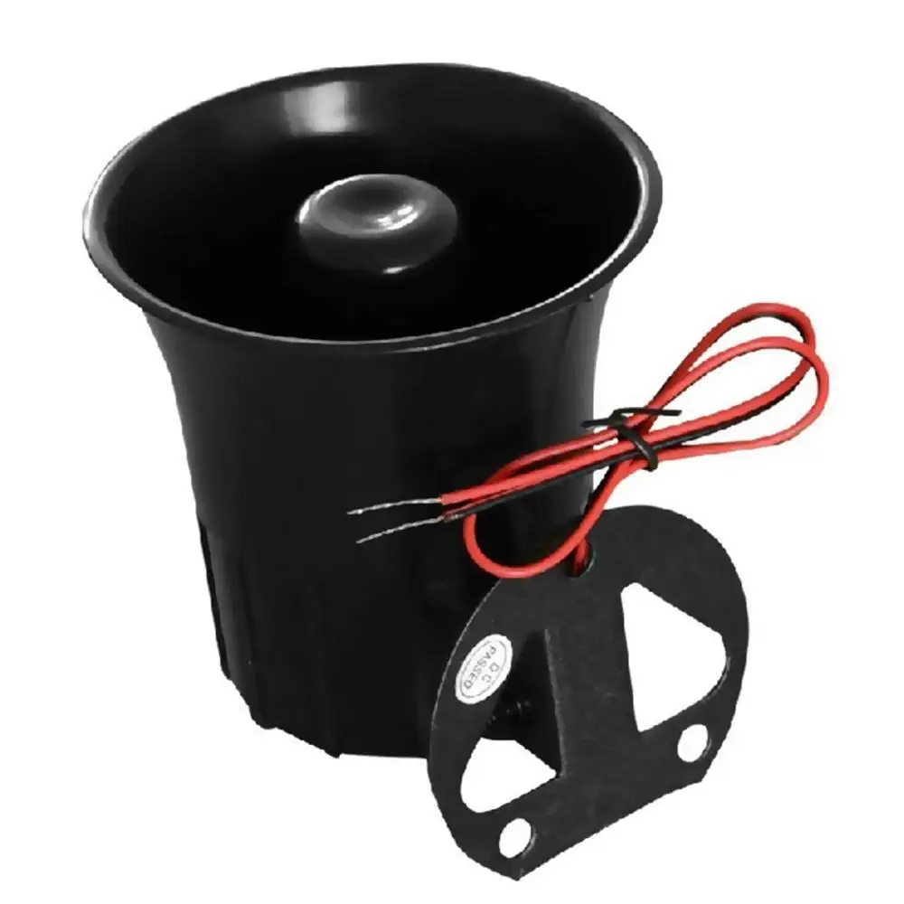 
SFL 12V 15W One Tone Loud Electric Car Speaker Alarm Siren Horn with Remote Control 