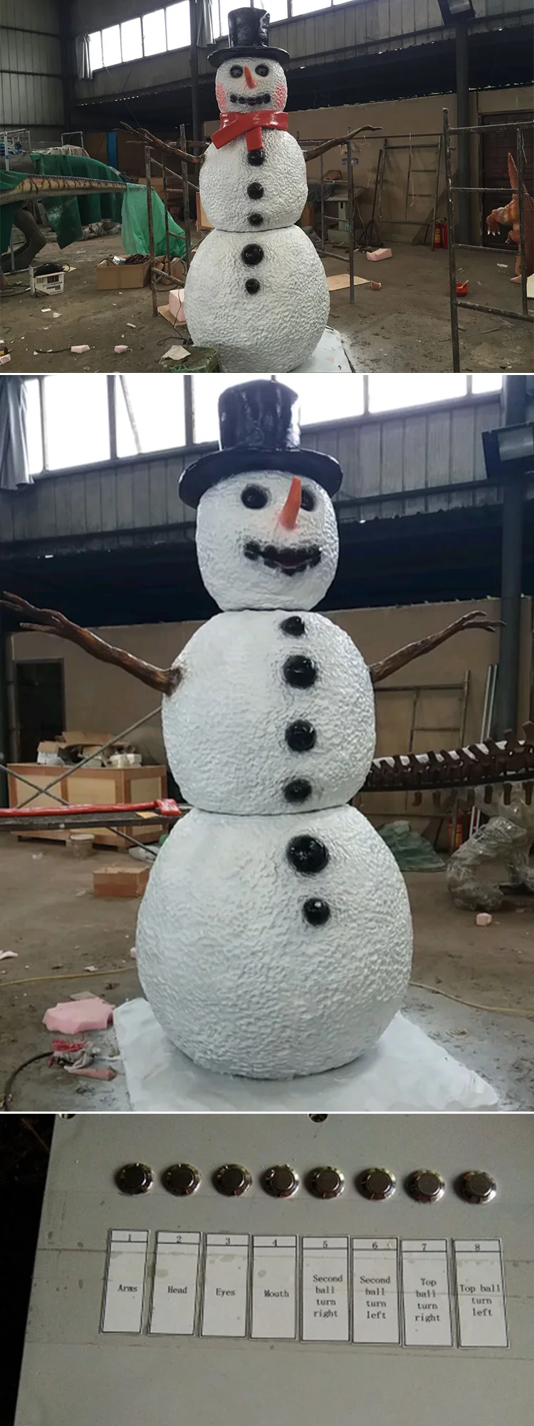 snowman-animatronic