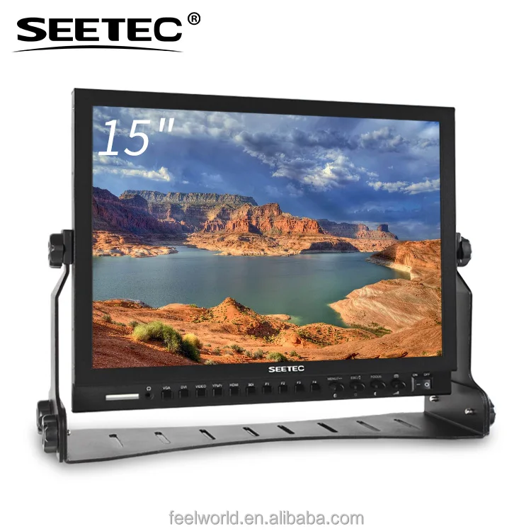 

New arrival! Feelworld 15 inch 4:3 broadcast 3G-SDI Monitor with peaking focus,built-in speaker