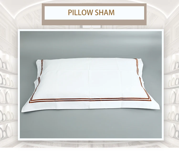 Luxury Embroidery Design Pillow Case Pillowsham