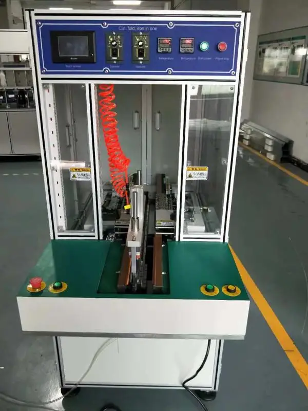 
Semi-Auto Pouch Cell Production Three-In-One Machine for Edge Ironing Trimming and Folding 