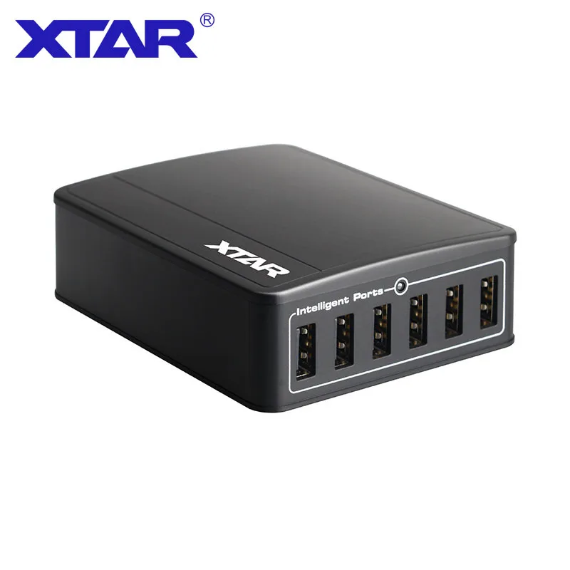 

Hot Sales XTAR Six-U/U1 45W 6 Ports 2.4A USB phone Charger, Black