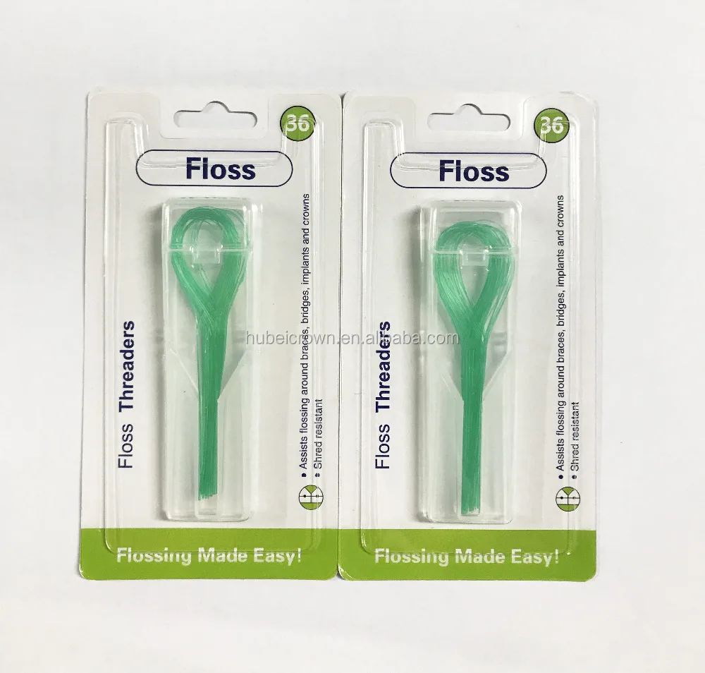 
Disposable dental floss threader Interdental 