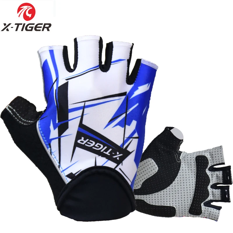 

X-Tiger High Quality Hexagon 3D GEL Shockproof Sport Gloves Half Finger MTB Bike Cycling Gloves Bicycle Riding Gloves, Customized color