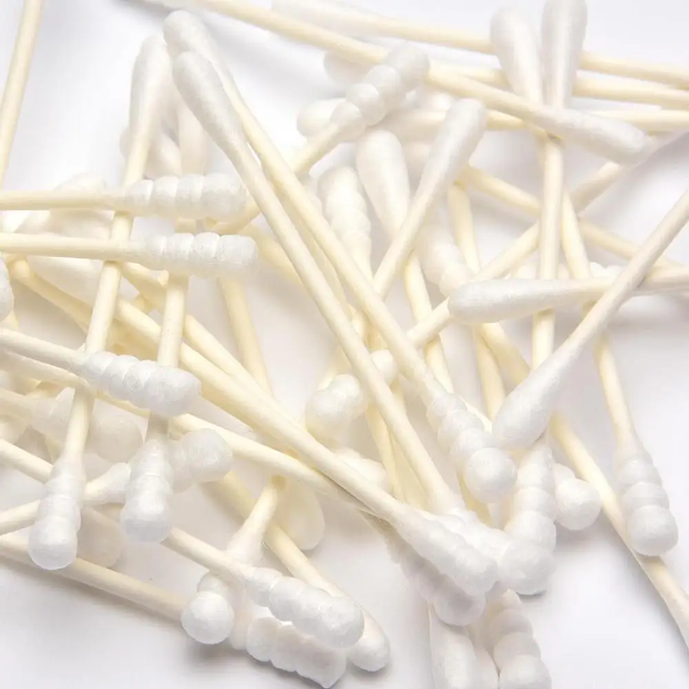 
Bacteria free bamboo stick cotton buds Daily use swabs in Paper drawer box for travel 
