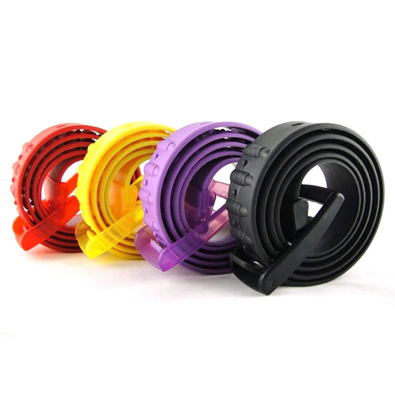 
Unisex trendy colorful wholesale silicone belt 