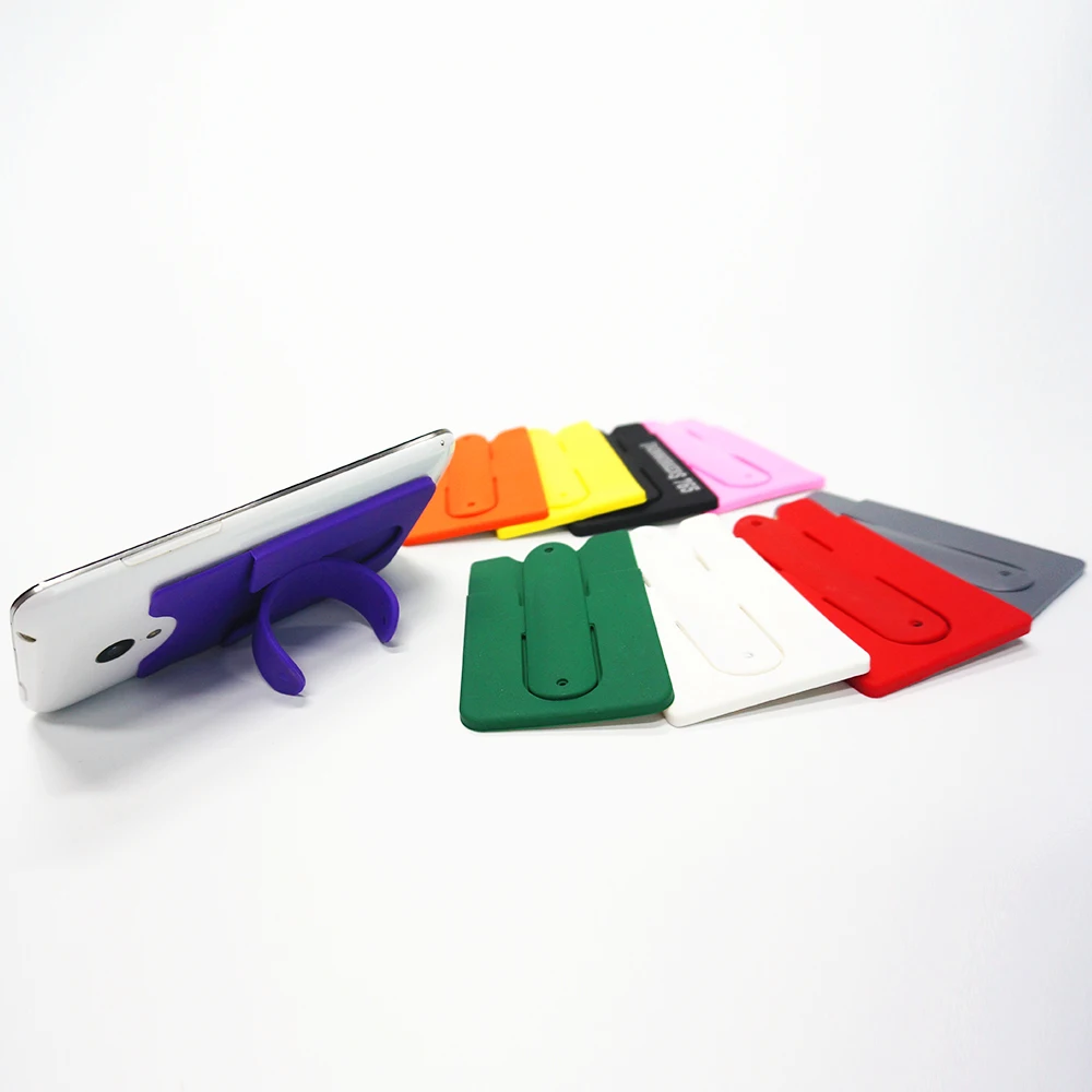 Latest Design Cell Phone Credit Card Holder Attach To The Back For