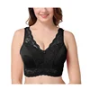 Hot Sale Low Price Wholesale Lace Embroidered Bottom Full Coverage Women's Vest No Back Button Bra
