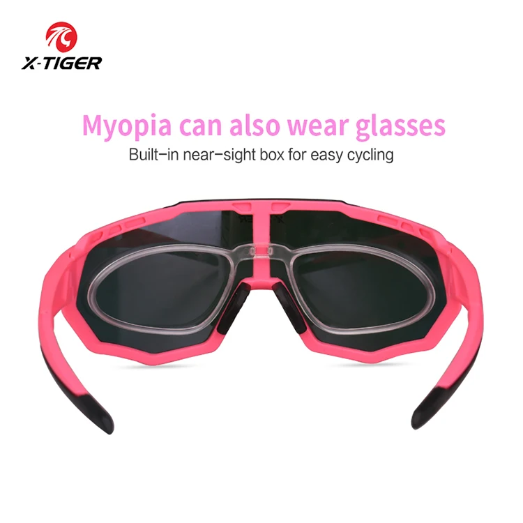 
X-TIGER Polarized Women Outdoor Sports With 3 Lens Cycling Sun Glasses Bicycle Goggles Men 