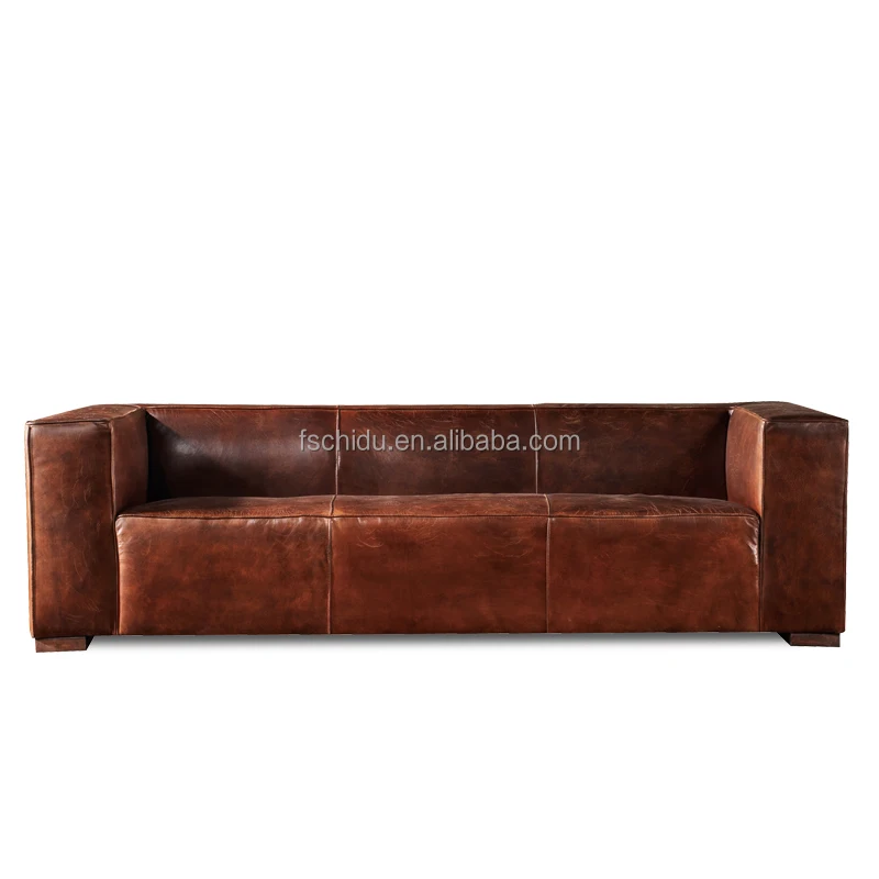 Latest design hotal lobby used sectional sofa set designs leather antique sofa