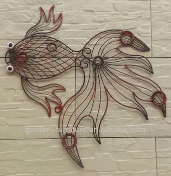 Wrought Iron Wire Animal  Metal  Fish Wall Art  Decor  Buy 