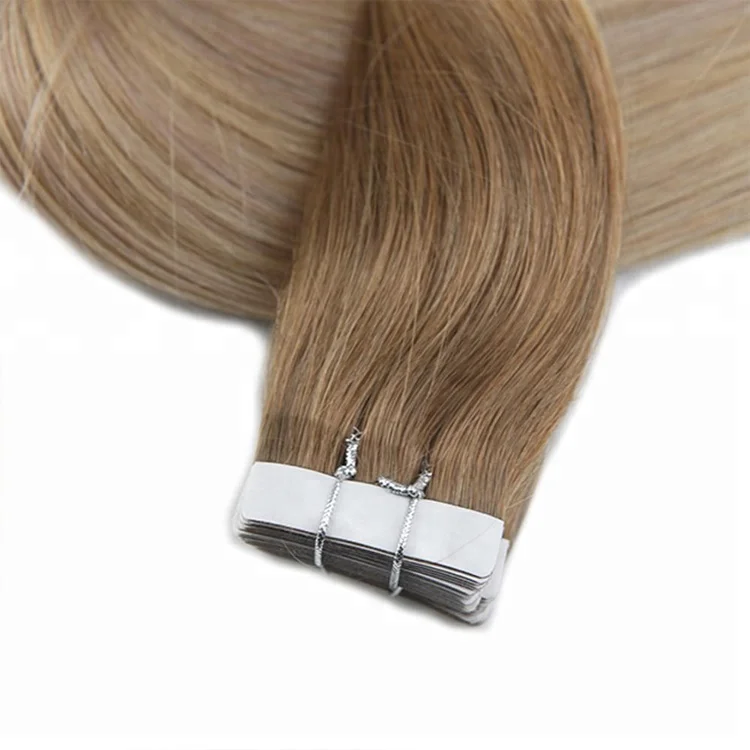 

PU tape hair Silky straight wave thailand hair extensions, In stock color: 1,1b,2,4,6,8,18,27,613,60. other colors can customize