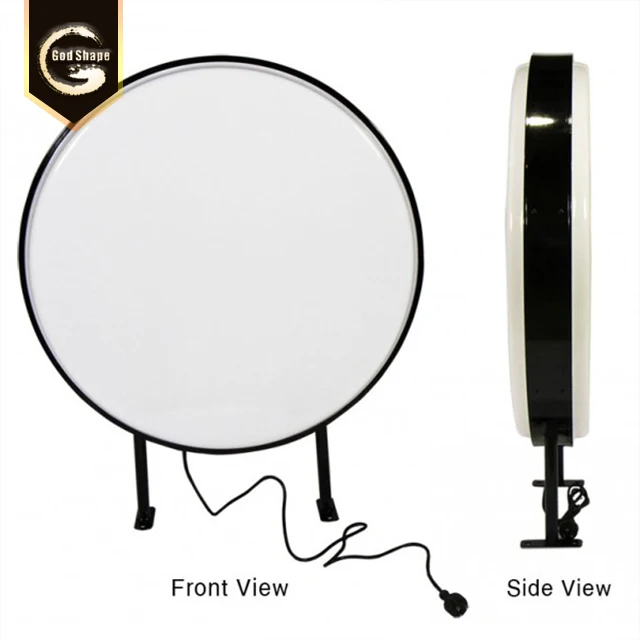 Good Quality Street Advertising Double Sided Round Light Box